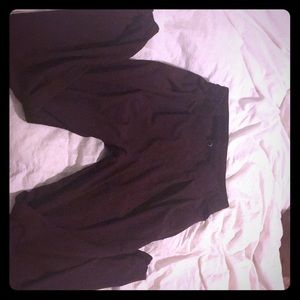 Maroon lululemon city jogger pant